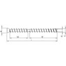 HECO MULTI-MONTI Holzbauschrauben 10x130 T-45 MMS-TC Timber-Connect Stahl verzinkt 25 Stück