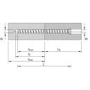 HECO MULTI-MONTI Holzbauschrauben 10x130 T-45 MMS-TC Timber-Connect Stahl verzinkt 25 Stück