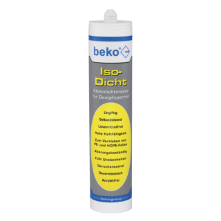 beko Iso-Dicht 630 g Beutelware blau Klebedichtmasse für Dampfsperren