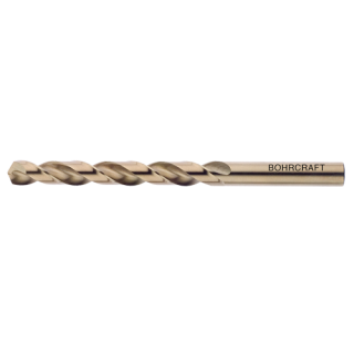 Bohrcraft Profi-Plus Spiralbohrer DIN 338 HSS-E Split Point Typ Ti, 0,7x28/9mm 10 Stück