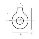 DIN 93 Sicherungsbleche 1 Lappen Edelstahl A2 23 200 Stück