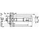 Bolzenanker M12x330/235 m2-C Stahl verzinkt Mungo 10 Stück