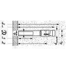 Bolzenanker Edelstahl A4 m2r-I Innengewinde Mungo