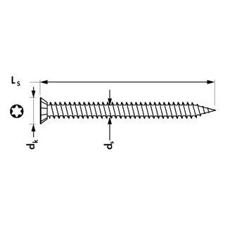 Fensterrahmenschrauben MRS-U Universal Mungo