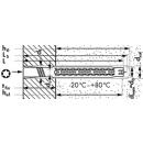 Fassadendübel Universal 8x120/50 MQL-ST inkl. Schrauben TX Mungo 100 Stück