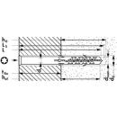 Fassadendübel 10x60/10 MBR-ST inkl. Schrauben TX Mungo 100 Stück