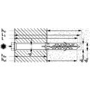 Fassadendübel Edelstahl A4 MBR-SSr inkl. Schrauben TX Mungo