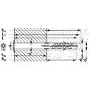 Hochleistungs-Fassadendübel MBRK-XTB inkl. Schrauben Sechskant Bund TX Mungo