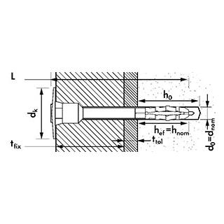 Dmmstoffdbel Stahlnagel MDD-S Mungo