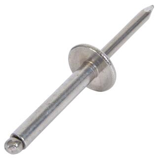 Blindnieten Gesipa A4-Edelstahl Grosskopf 4,8x35 K15 100 Stück