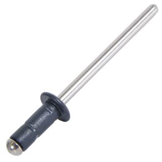 PolyGrip Blindnieten Gesipa Alu/Nirosta 3,2x8 RAL 9011 Graphitschwarz 1000 Stück