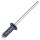 PolyGrip Blindnieten Gesipa Alu/Nirosta 4x10 RAL 7024 Graphitgrau 500 Stück