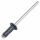 PolyGrip Blindnieten Gesipa Alu/Nirosta 4,8x25 F RAL 9010 Reinweiß 250 Stück