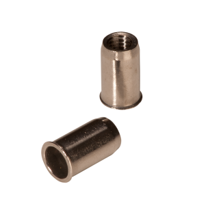 Blindnietmuttern Gesipa Kleinkopf A4-Edelstahl M 6x9x15,5 250 Stück