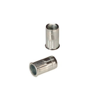 Blindnietmuttern Gesipa Stahl-geraendelt Kleinkopf M 8x11x17 100 Stück