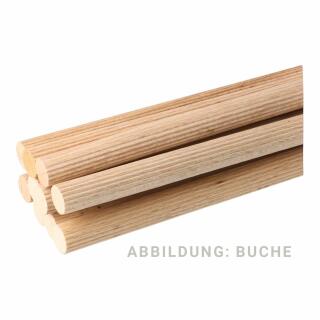 Riffelstäbe 1m Buche 18mm 10 Stück