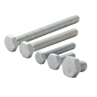 DIN 933 Sechskantschrauben Vollgewinde Stahl 8.8 verzinkt M 10x40 100 Stck