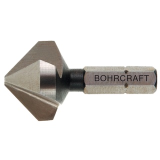 Bohrcraft Kegelsenker-Bit 1/4Zoll Schaft, HSS DIN 335 C 90Grad 10,4 mm 10,4x31mm 1 Stück