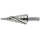 Bohrcraft Spiralnut Stufenbohrer HSS in Metallkassette...