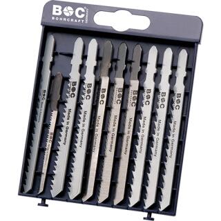 Bohrcraft Stichsgen fr Holz in Kunststoffbox St-W10 10-tlg. 3 x 1 Stck 2 x 2 Stck und 1 x 3 Stck