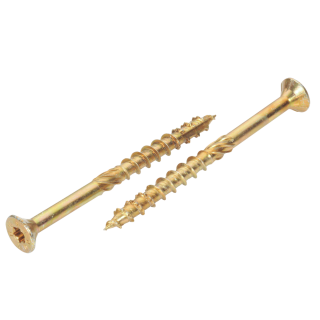 Holzbauschrauben 8x450 JD Plus Senkkopf TX TG gelb chromatiert 1 Stück