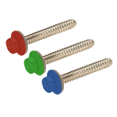 Fassadenschrauben Zapfen END Edelstahl A2 E-X BZ 6,3x280...