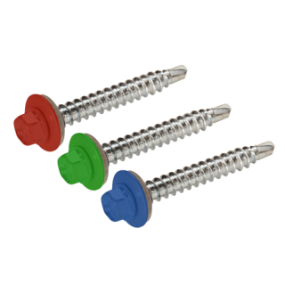 Bohrschrauben END Scheibe Edelstahl A2 E-X BOHR RS 16 6,5x100 100 Stück