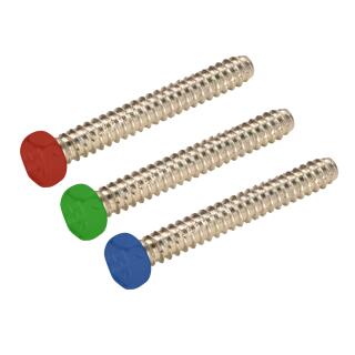 Fassadenschrauben Zapfen END Farbwunsch Edelstahl A2 E-X BZ 6,3x50 100 Stck