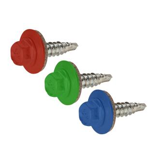 Bohrschrauben END Farbwunsch Edelstahl A2 E-X BOHR RS 5,5x22 100 Stck
