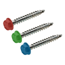 Bohrschrauben END Farbwunsch Edelstahl A2 E-X BOHR RS 4,8x35 100 Stück