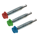 Bohrschrauben END Farbwunsch Edelstahl A2 E-X BOHR RS 6,0x35 100 Stück