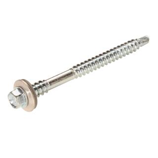 Bohrschrauben END Farbwunsch Edelstahl A2 E-X BOHR RS HT 6,5x300 100 Stck