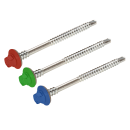 Bohrschrauben END Farbwunsch Scheibe Edelstahl A2 E-X BOHR 3 HT 16 5,5x290 100 Stück