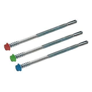 Bohrschrauben END Farbwunsch Scheibe Edelstahl A2 E-X BOHR 5 HT 16 5,5x240 100 Stck