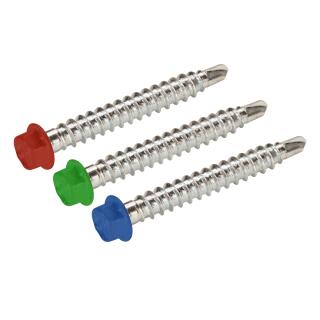 Bohrschrauben END Farbwunsch Scheibe E-VS BOHR RS 16 6,5x70 100 Stck