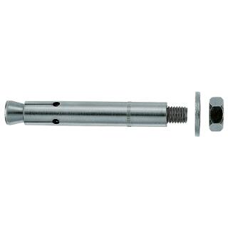 fischer Zykon Durchsteckanker Stahl S verzinkt, FZA-D 18x130 M 12D/50 10 Stück
