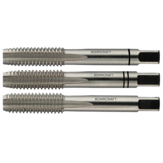 Bohrcraft Handgewindebohrer ähnl. DIN 352 HSS-G, UNC 7/16Zollx14 / 3-teilig