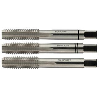 Bohrcraft Handgewindebohrer hnl. DIN 352 HSS-G, UNC 9/16Zoll x 12 / 3-teilig