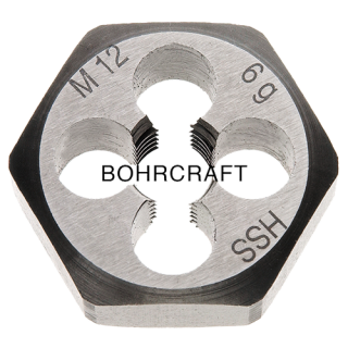 Bohrcraft Sechskant Schneidmuttern DIN 382 HSS-G M 5 1 Stück