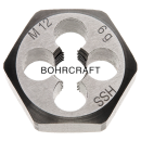 Bohrcraft Sechskant Schneidmuttern DIN 382 HSS-G M 6 1...