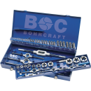 Bohrcraft Profi-Plus PROFI-PLUS Gewindeschneidsortiment in Metallkoffer 44-tlg. M3-M12 VAP+HSS-E Bohrer/ GWE12