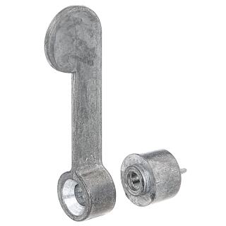Vorreiber Zink Druckguss Ø10/60 2 Stück