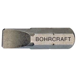 Bohrcraft Schrauber-Bits 1/4Zoll für Schlitzschrauben 3x25mm 100 Stück