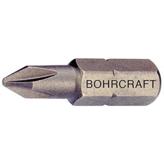 Bohrcraft Schrauber-Bits 1/4Zoll für Phillips-Schrauben PH 1x100mm 25 Stück