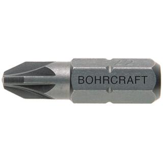 Bohrcraft Schrauber-Bits 1/4Zoll für Pozidriv-Schrauben PZ 1x25mm 10 Stück