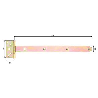 Kreuzgehnge GAH gelb verzinkt 292 5/45x90 1 Stck