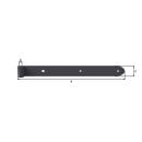 Ladenband GAH Ovado verzinkt grau 13/400 1 Stck