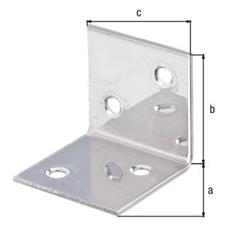 Breitwinkel GAH Edelstahl 40x40x40 1 Stück
