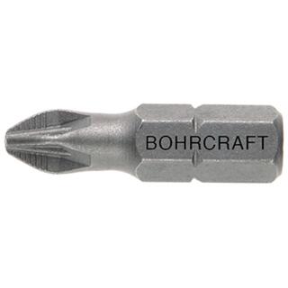 Bohrcraft Schrauber-Bits 1/4Zoll für Pozidriv-Schrauben ACR PZ 2x25mm 100 Stück