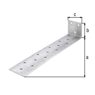 Flachstahl-Betonanker GAH verzinkt zum Einbetonieren 205x40x40 1 Stück